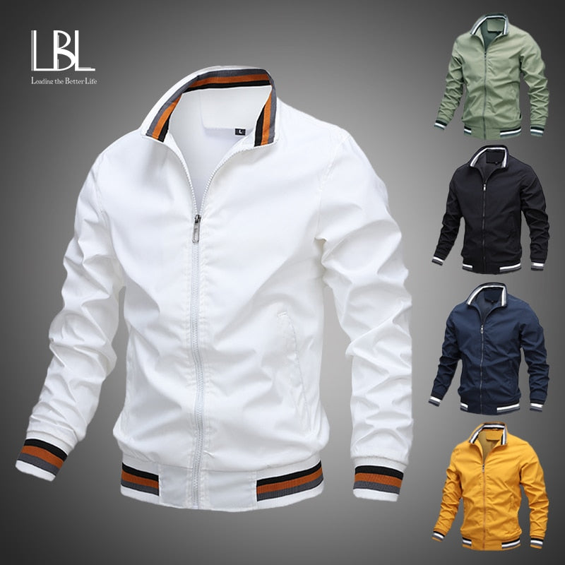 Mens Fashion Jackets and Coats New Men’s Windbreaker Bomber Jacket 2020 Autumn Men Army Cargo Outdoors Clothes Casual Streetwear